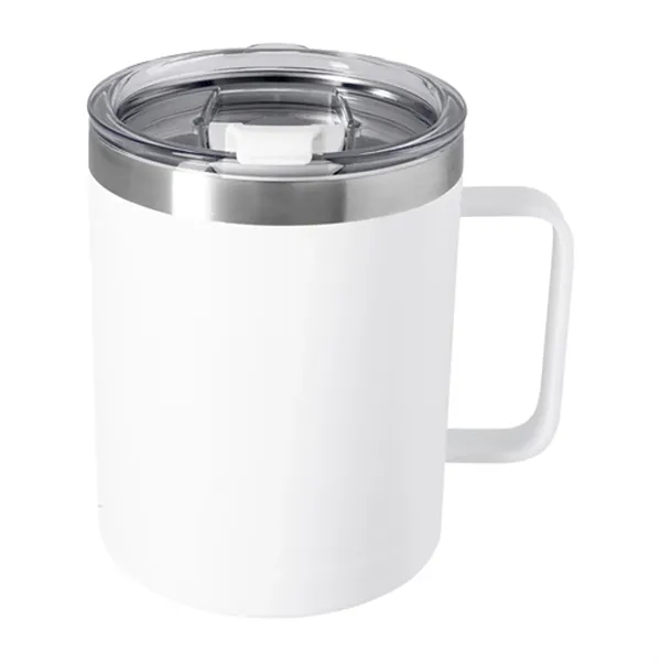 White color option for The Viking Collection® Stainless Steel Camp Mug   14 Oz.