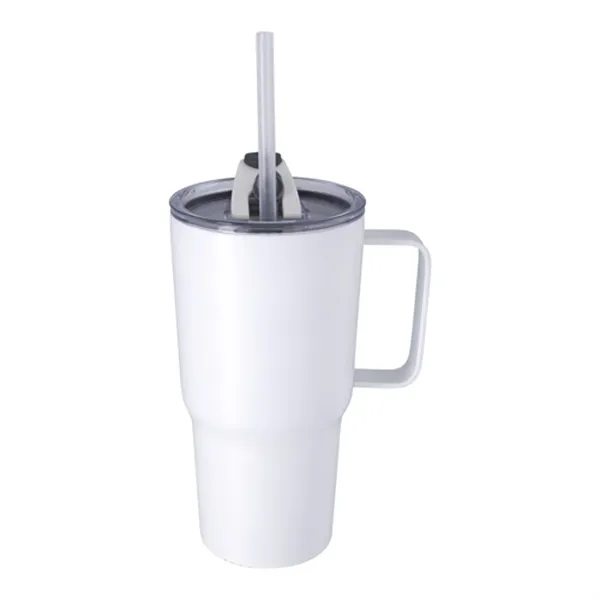 White color option for The Viking Collection® Nova Handle Mug   20 Oz.