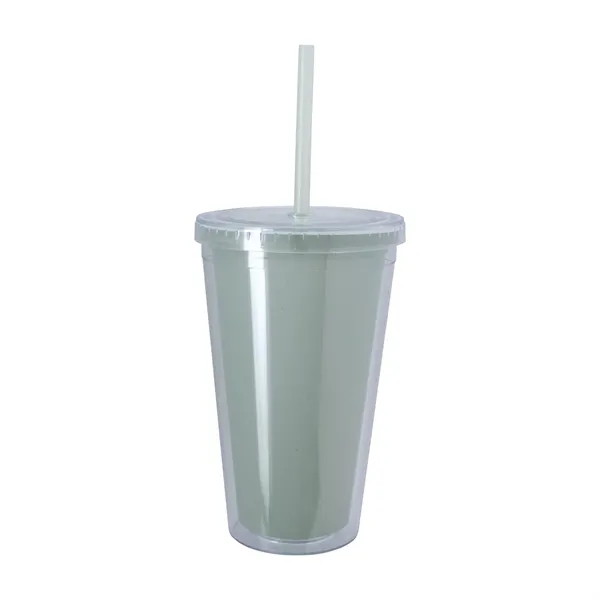 Lime Changing To Green color option for Good Value™ Color Changing Tumbler   17 Oz.