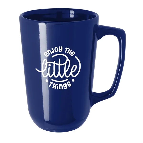 Royal color option for Good Value™ Square Handle Mug   14 Oz.