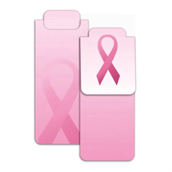 Pink Ribbon color option for Good Value™ Big Magneticmark Bookmark