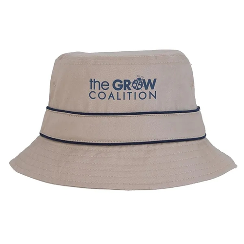 Main photo of Cotton Bucket Hat With Trim