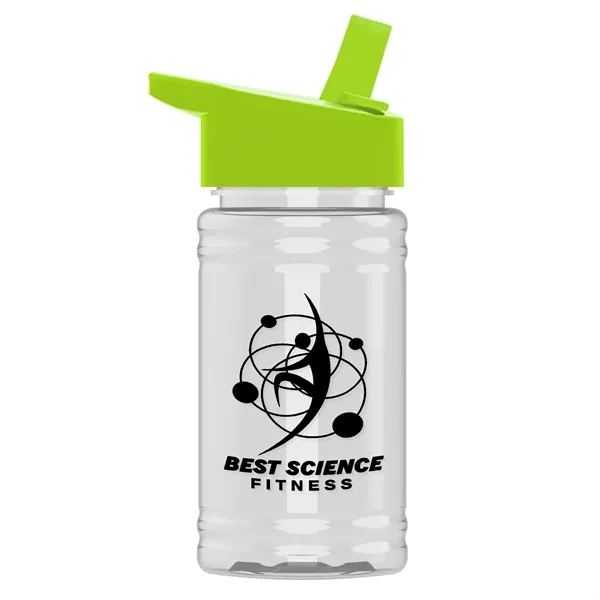 Lime Green color option for Garyline® Mini Bottle With Flip Straw Lid   16 Oz.