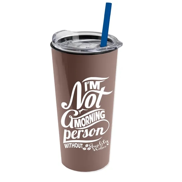 Translucent Blue color option for Garyline® Roadmaster Travel Tumbler With Slider Lid And S...