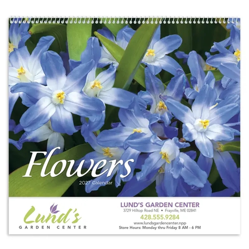 Photo of Good Value™ Flowers   Spiral Calendar