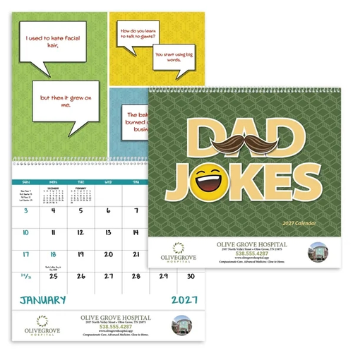 Photo of Good Value™ Dad Jokes   Spiral Calendar