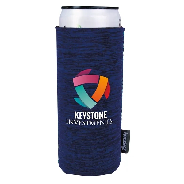 Royal color option for Koozie® Heather Collapsible Slim Can Cooler