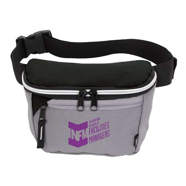 Black color option for Atchison® Rpet Ripstop Fanny Pack