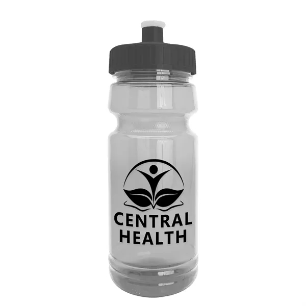 Gray color option for Garyline® Trainer Clear Bottle With Push Pull Lid   24 Oz.