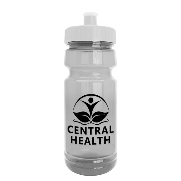 White color option for Garyline® Trainer Clear Bottle With Push Pull Lid   24 Oz.