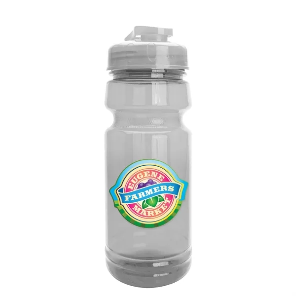 Frost color option for Garyline® Trainer Clear Bottle With Flip Top Lid   24 Oz.