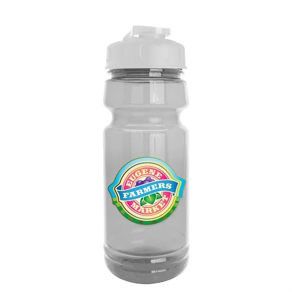 White color option for Garyline® Trainer Clear Bottle With Flip Top Lid   24 Oz.