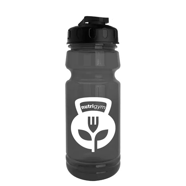 Smoke color option for Garyline® Trainer Rpet Bottle With Flip Top Lid   24 Oz.