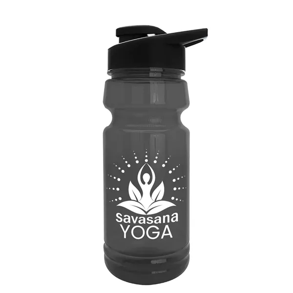 Smoke color option for Garyline® Trainer Rpet Bottle With Drink Thru Lid   24 Oz.