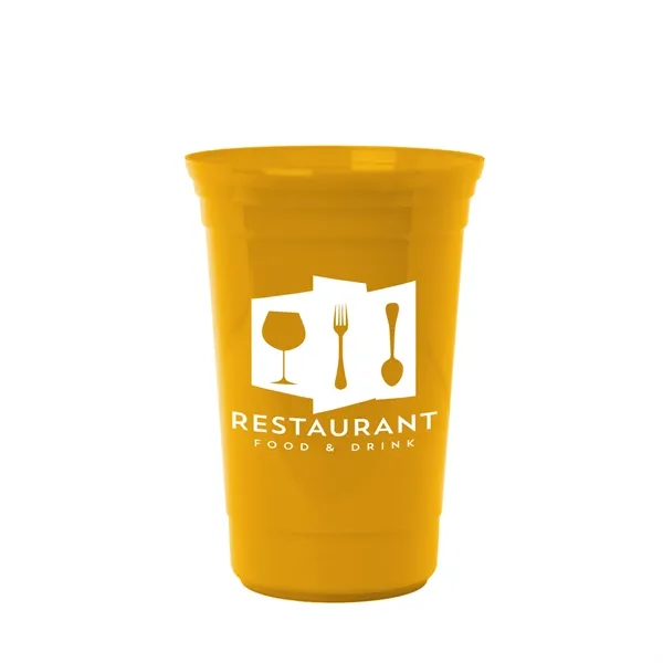 Athletic Gold color option for Garyline® Cups On The Go Game Cup   20 Oz.
