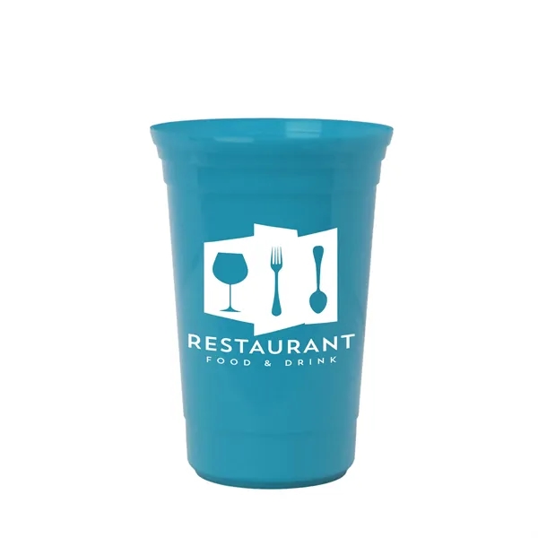 Cyan color option for Garyline® Cups On The Go Game Cup   20 Oz.