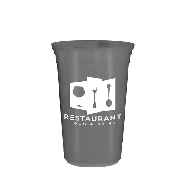 Metallic Silver color option for Garyline® Cups On The Go Game Cup   20 Oz.