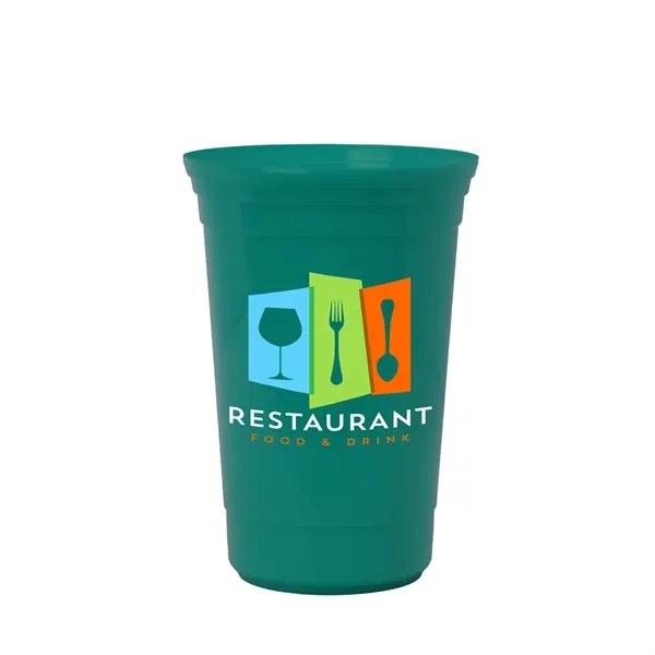 Teal color option for Garyline® Cups On The Go Game Cup   20 Oz.