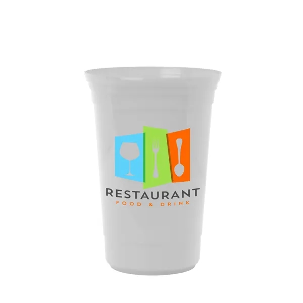 White color option for Garyline® Cups On The Go Game Cup   20 Oz.