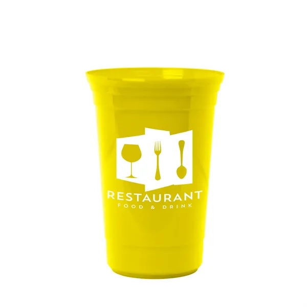 Yellow color option for Garyline® Cups On The Go Game Cup   20 Oz.