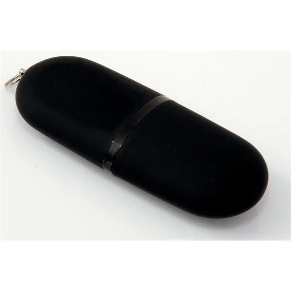 Black color option for Universal Source® 2 Gb Oval Usb 2.0 Flash Drive