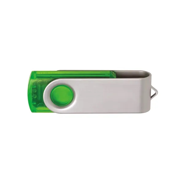 Translucent Green color option for Universal Source® 4 Gb Translucent Folding Usb 2.0 Flash ...