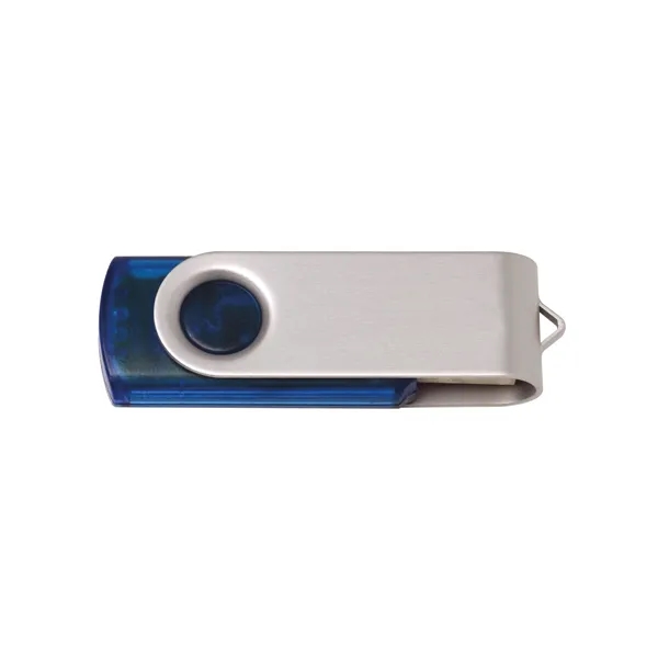 Translucent Blue color option for Universal Source® 8 Gb Translucent Folding Usb 2.0 Flash ...