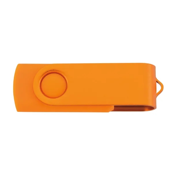 Orange color option for Universal Source® 4 Gb Two Tone Folding Usb 2.0 Flash Drive