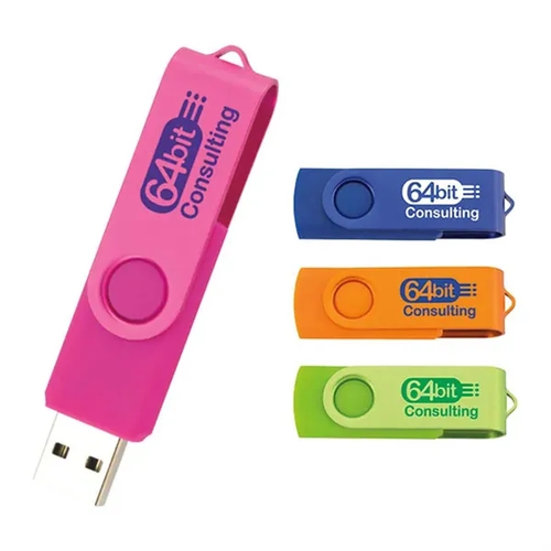 Main photo of Universal Source® 4 Gb Two Tone Folding Usb 2.0 Flash Drive