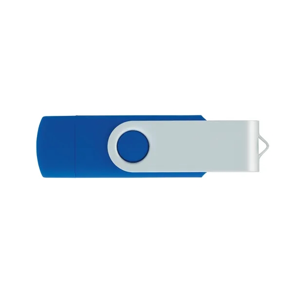 Blue color option for Universal Source® 16 Gb On The Go Usb 2.0 Flash Drive   T...