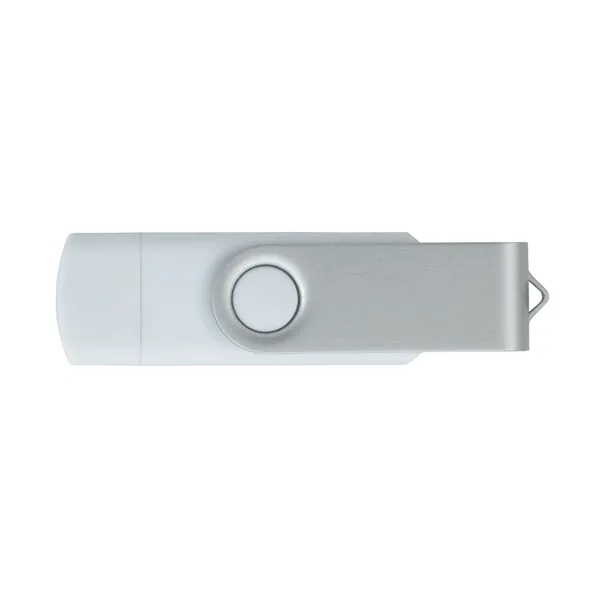 White color option for Universal Source® 16 Gb On The Go Usb 2.0 Flash Drive   T...