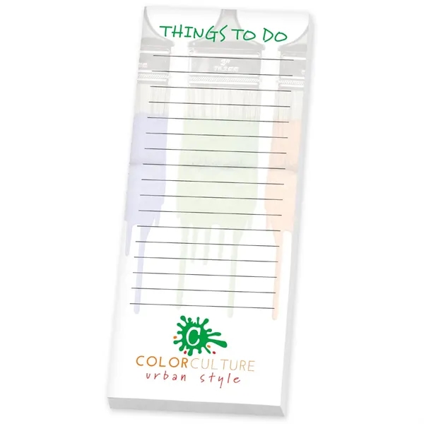 White color option for Souvenir® Sticky Note™ 3" X 8" Pad, 50 Sheet