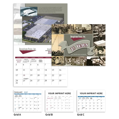 Photo of Triumph® Calendars Small Quantity Custom   Stapled Calendar