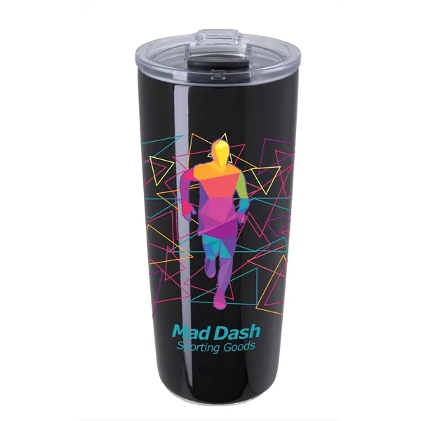 Black color option for Koozie® Flip Lid Tumbler   20 Oz.