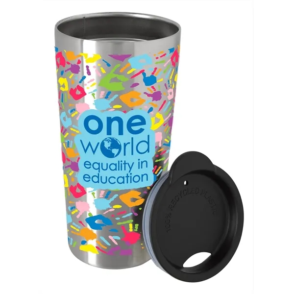 Silver color option for Koozie® Recycled Tumbler   16 Oz.