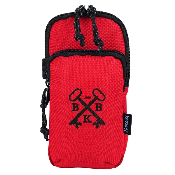 Red color option for Koozie® Boho Water Bottle Pouch