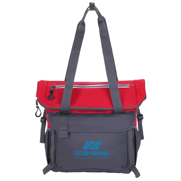 Red color option for Atchison® All Around Adaptive Rpet Tote Pack