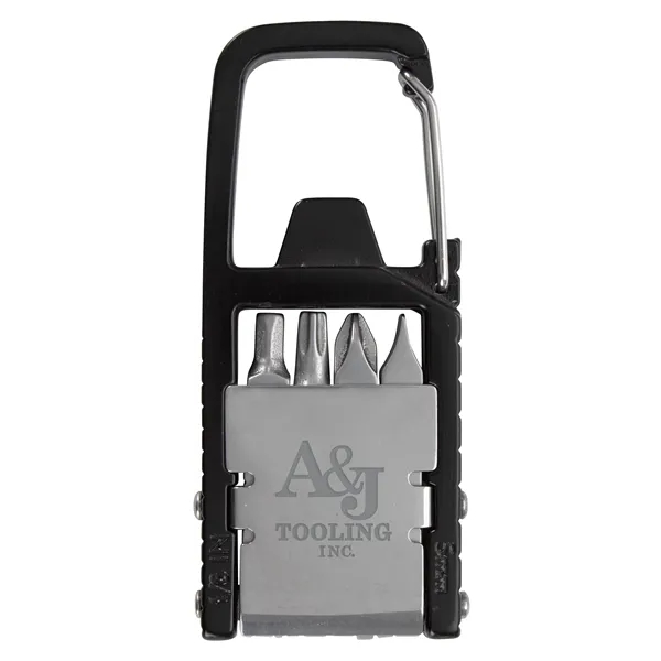 Matte Black/Silver color option for 11 In 1 Carabiner Tool Kit