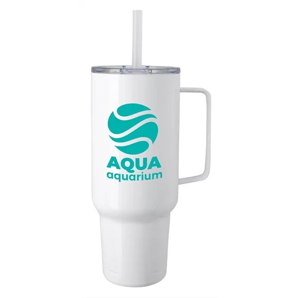 White color option for Koozie® Big Recycled Tumbler   40 Oz.