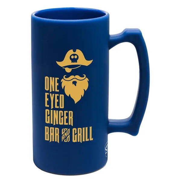 Classic Blue color option for Silipint® Beer Stein   28 Oz.