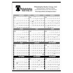 Photo of Triumph® Calendars Black & White Time Management Span A Y...