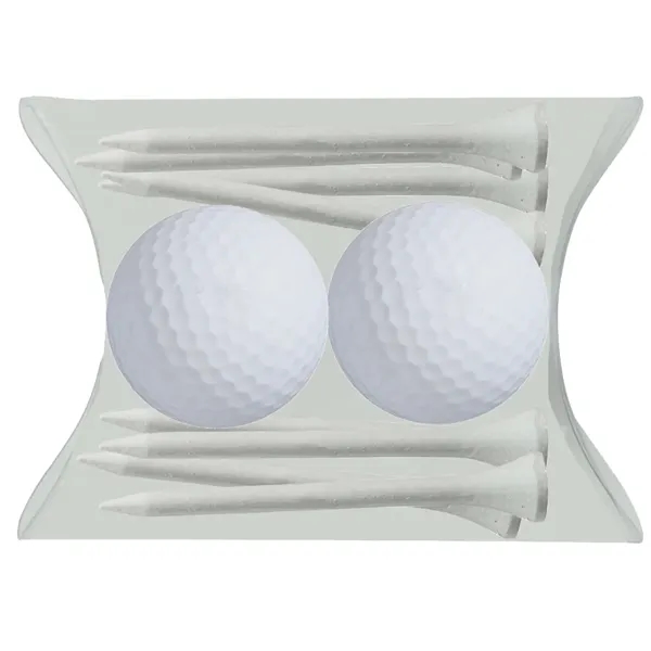 White color option for 2 Ball 12 Tee Pillow Pack