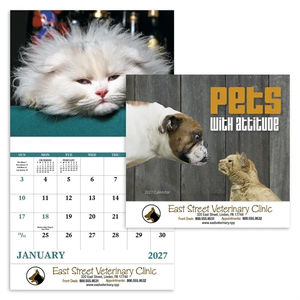 Photo of Good Value™ Pets With Attitude   Stapled Calendar