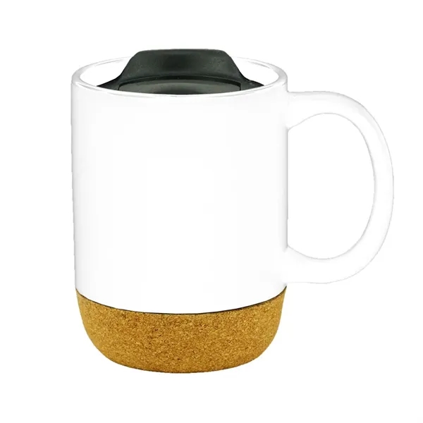 White color option for Cork Mug   14 Oz.