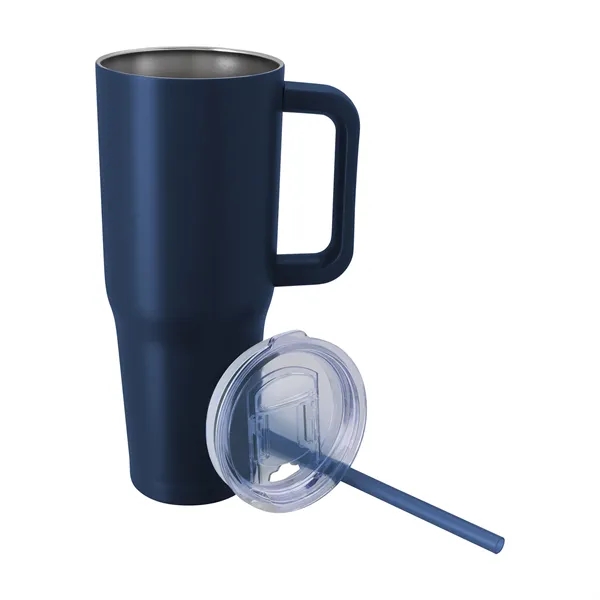 Navy color option for The Viking Collection® Nova Travel Mug   40 Oz.