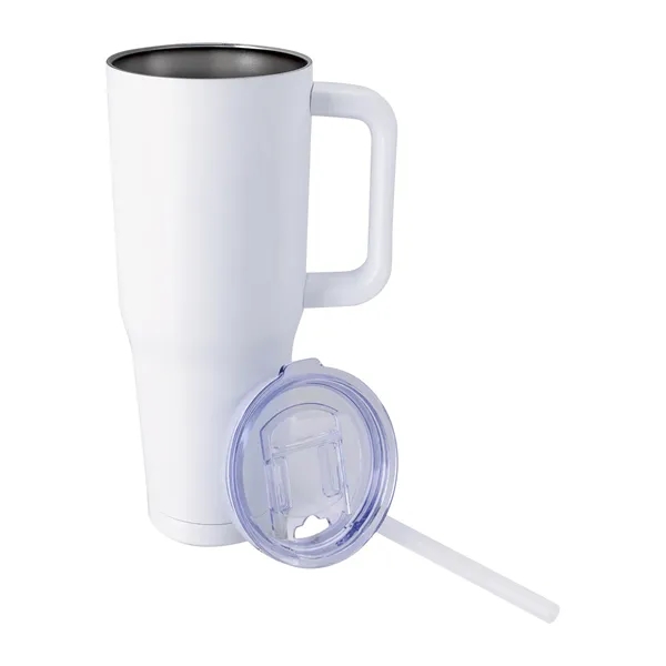 White color option for The Viking Collection® Nova Travel Mug   40 Oz.