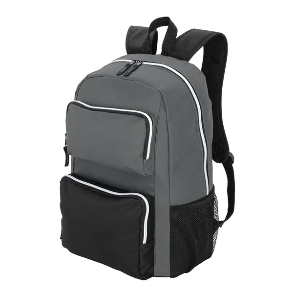 Gray color option for Rpet Double Pocket Computer Backpack