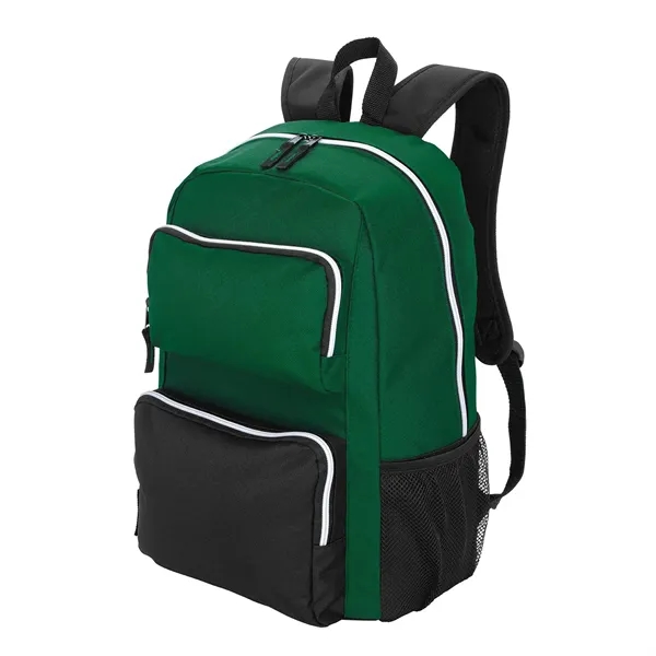 Hunter Green color option for Rpet Double Pocket Computer Backpack