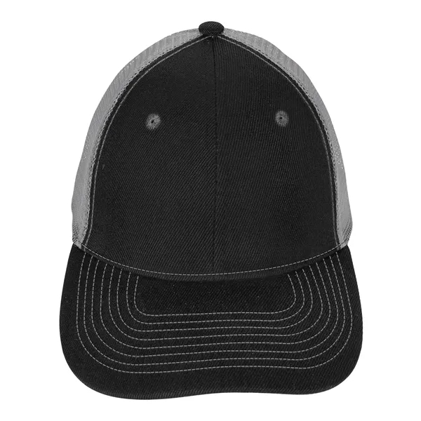 Black/Gray color option for Mid Profile Accent Mesh Snapback Cap