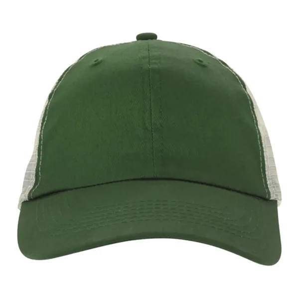 Forest Green/Tea Stain color option for Double Nickle Trucker Meshback Cap